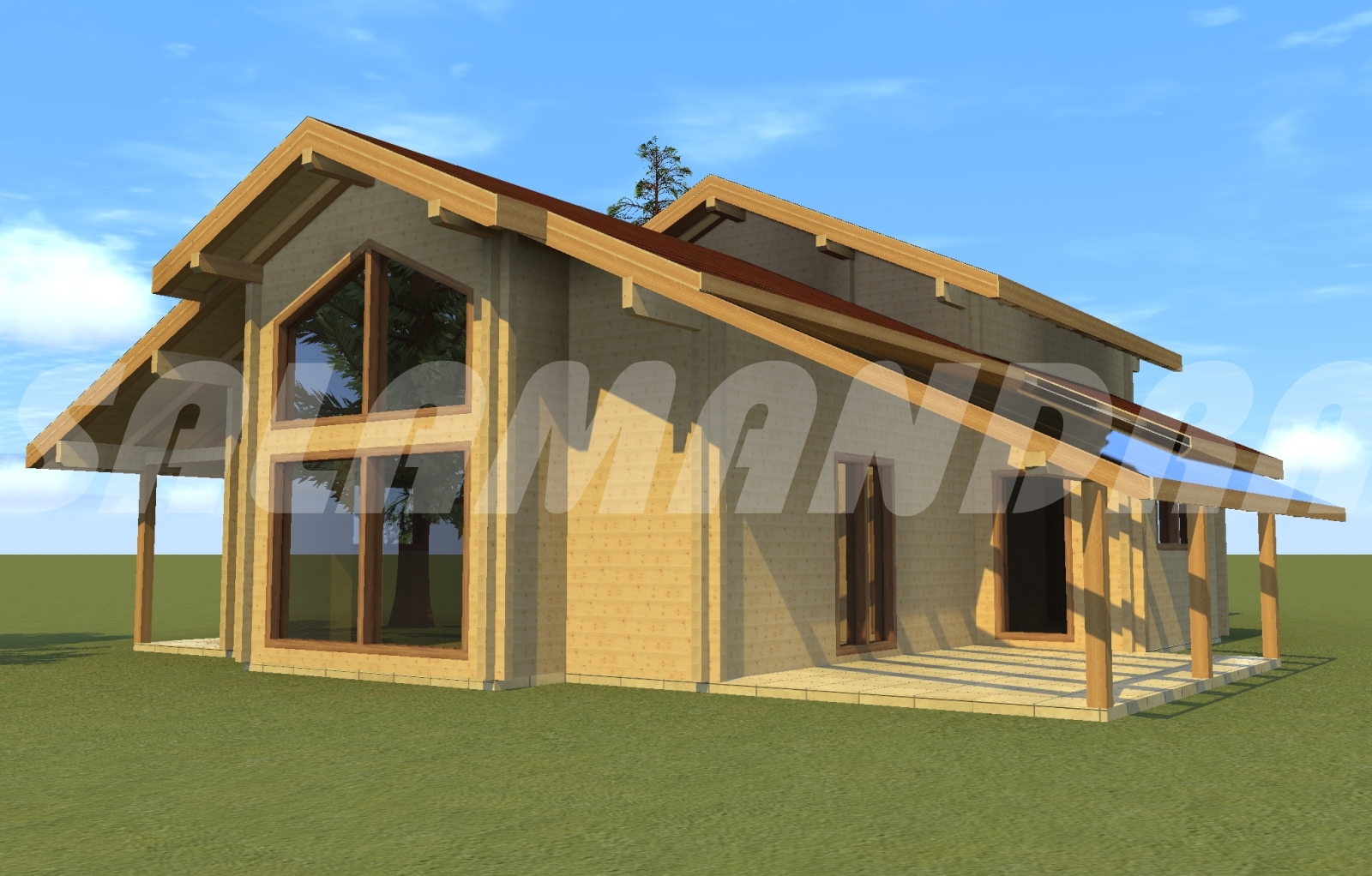 villa in legno villa in legno