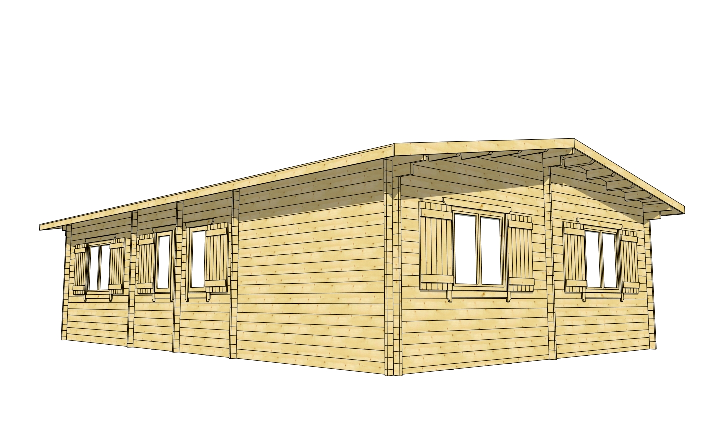 casa in legno